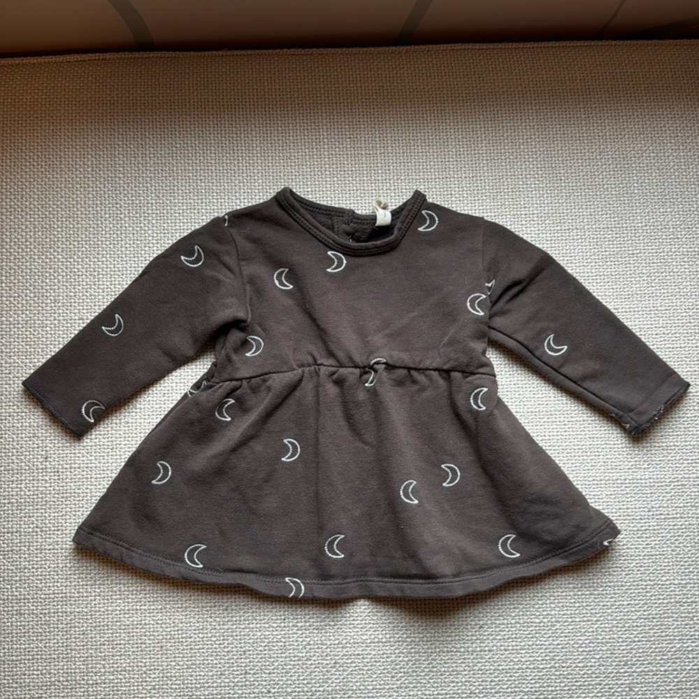 Quincy Mae Moon dress 0-3 months